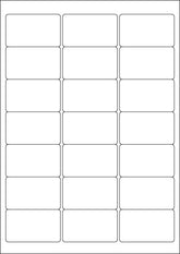 ValueX Multipurpose Label 63.5x38.1mm 21 Per A4 Sheet White (Pack 2100 Labels) - 15138SM